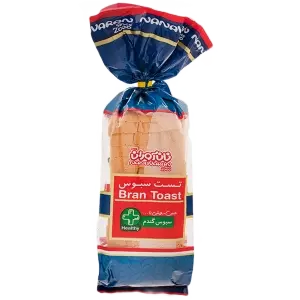 نان تست سبوس گندم نان آوران ۵۰۰ گرمی